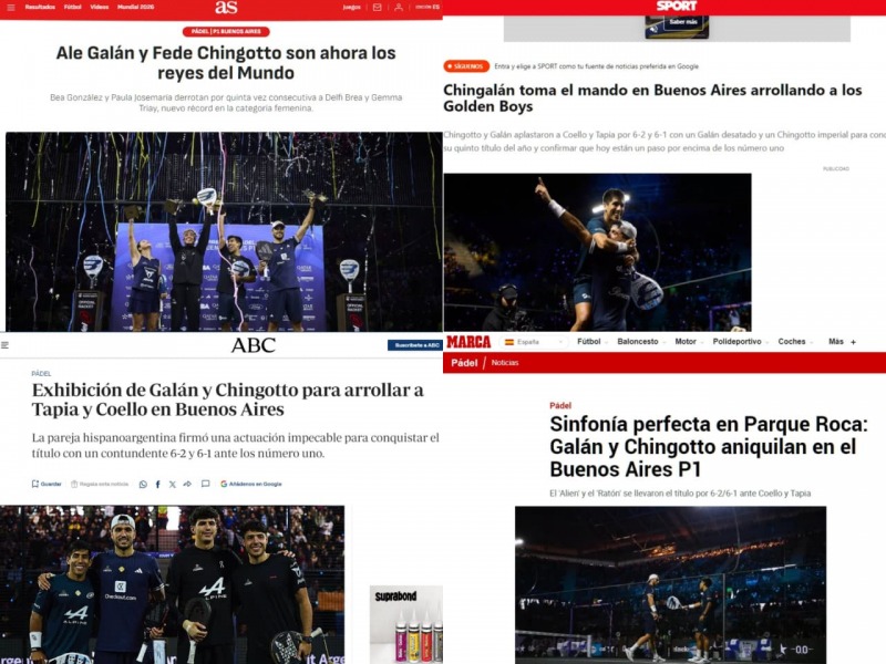 La prensa espa�ola, rendida a los pies de Chingotto y Gal�n